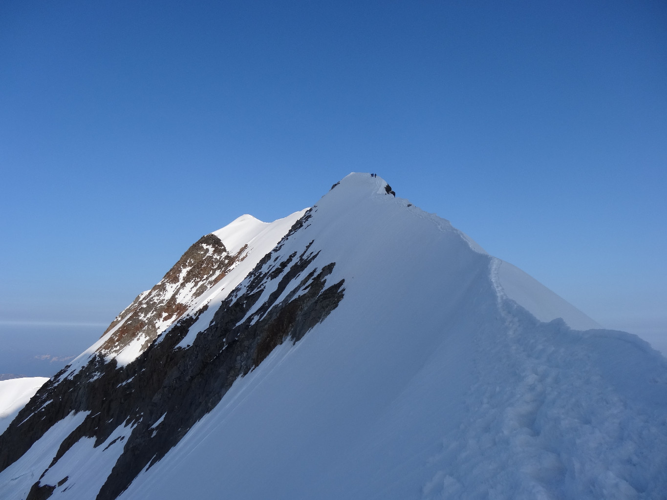Rétro sur l'arête NE en topissimes conditions