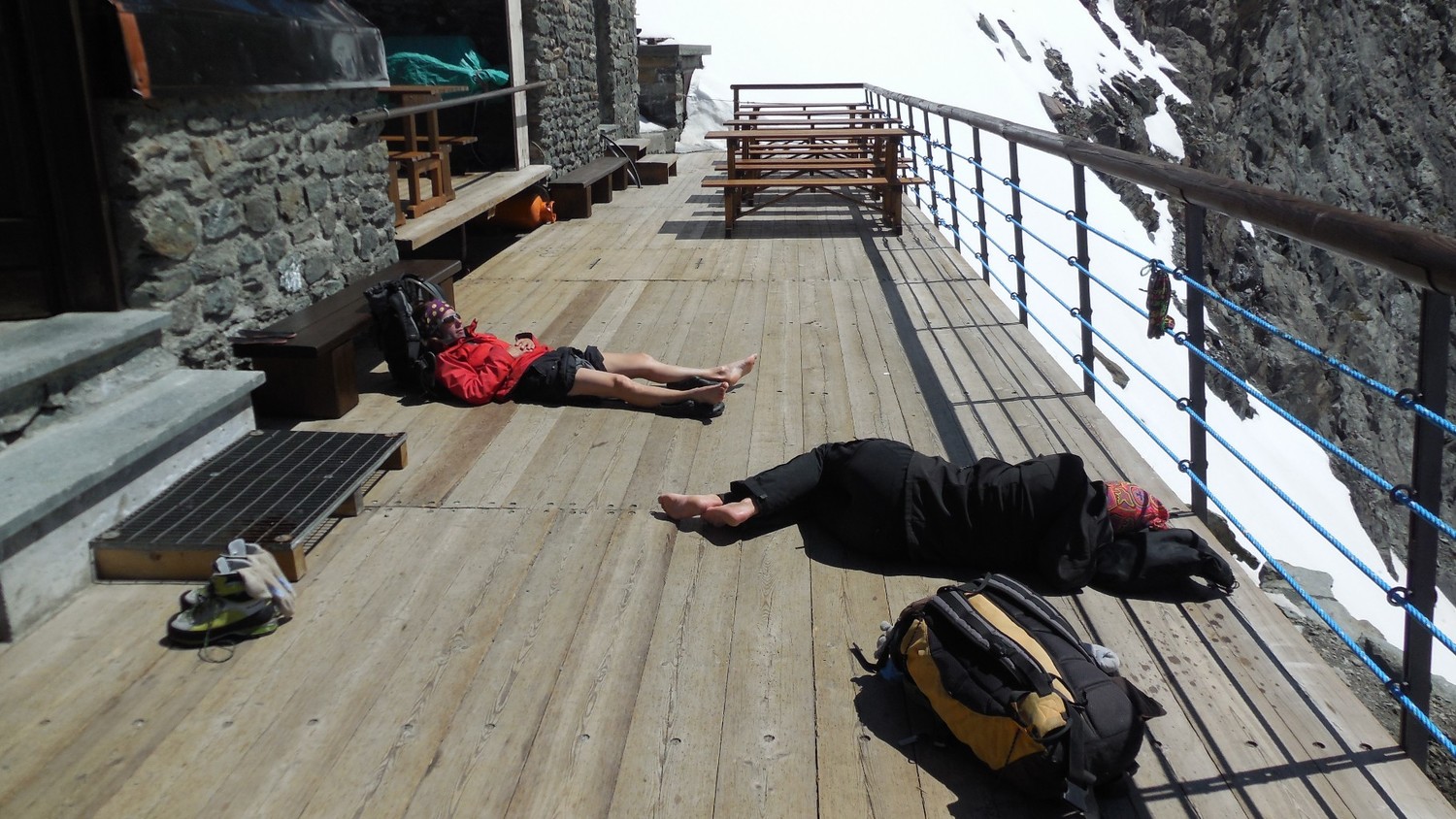 Petite sieste au refuge