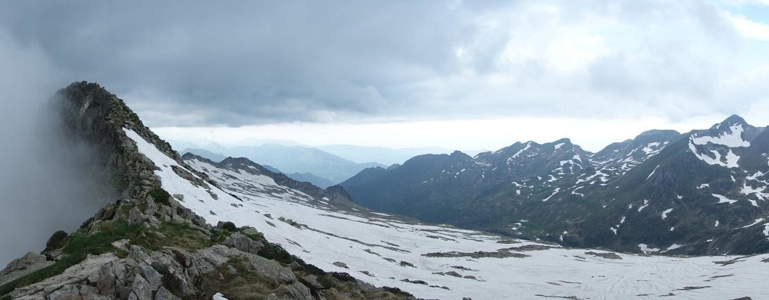 Fin de la montée au col de Pécouch