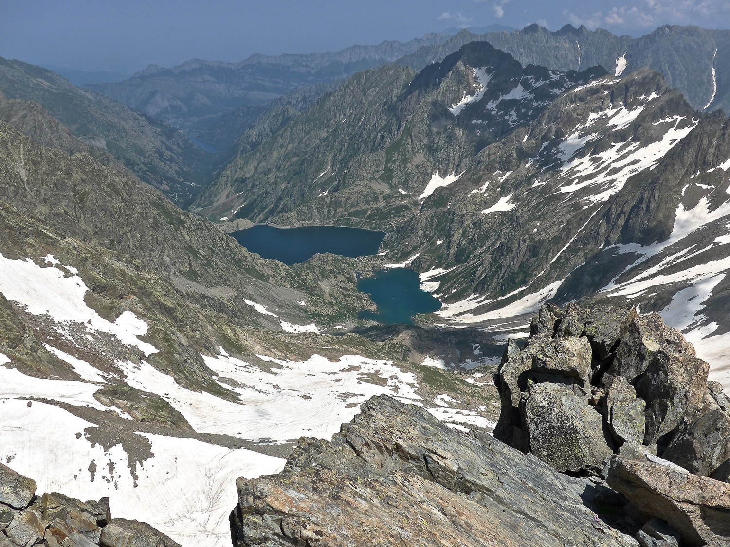 Vers les Lacs Italiens Brocan et Chiotas.