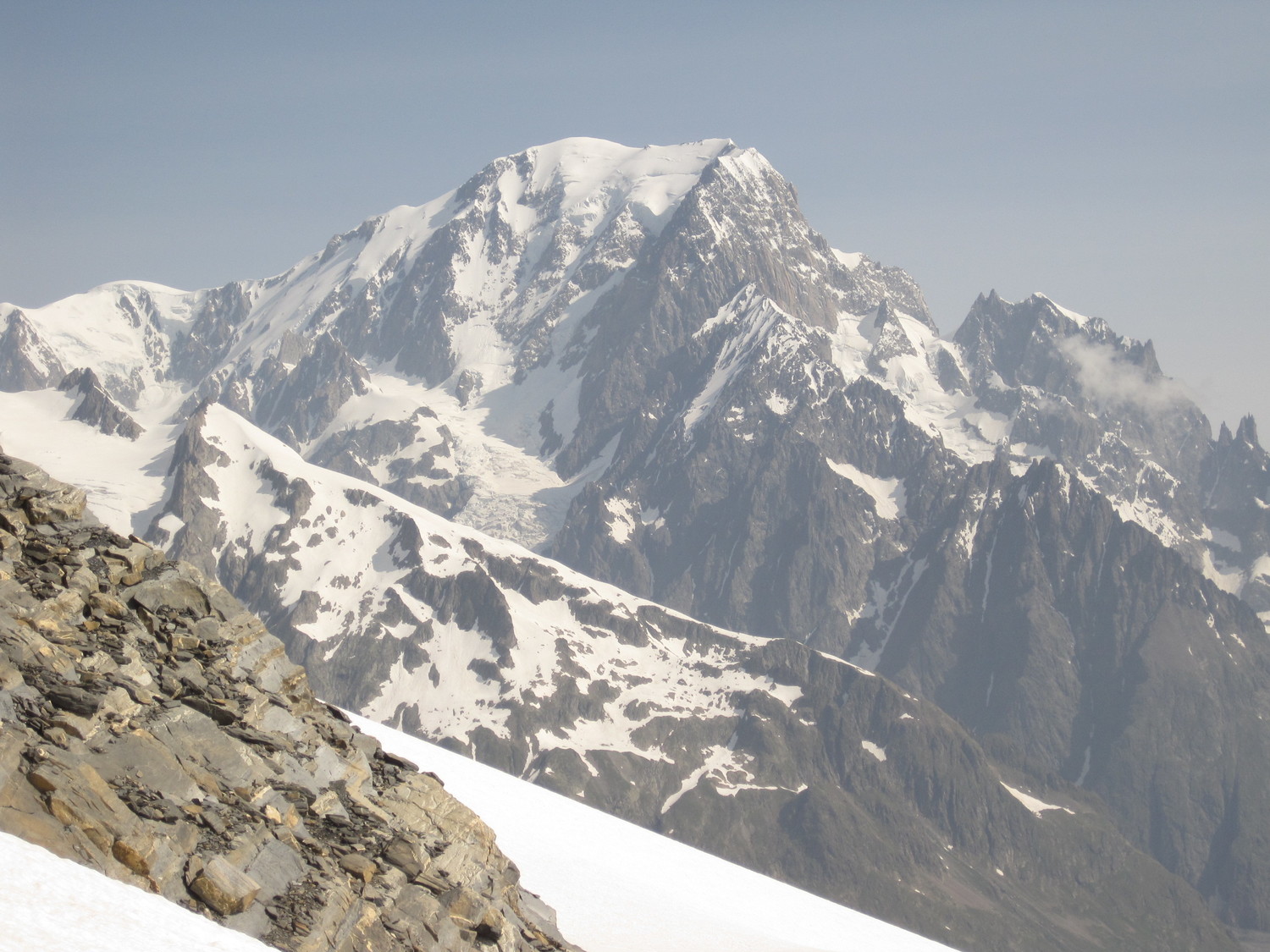 Monte Bianco dalla cima