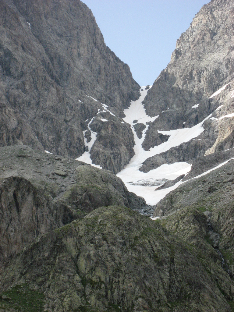 Montée ver le col