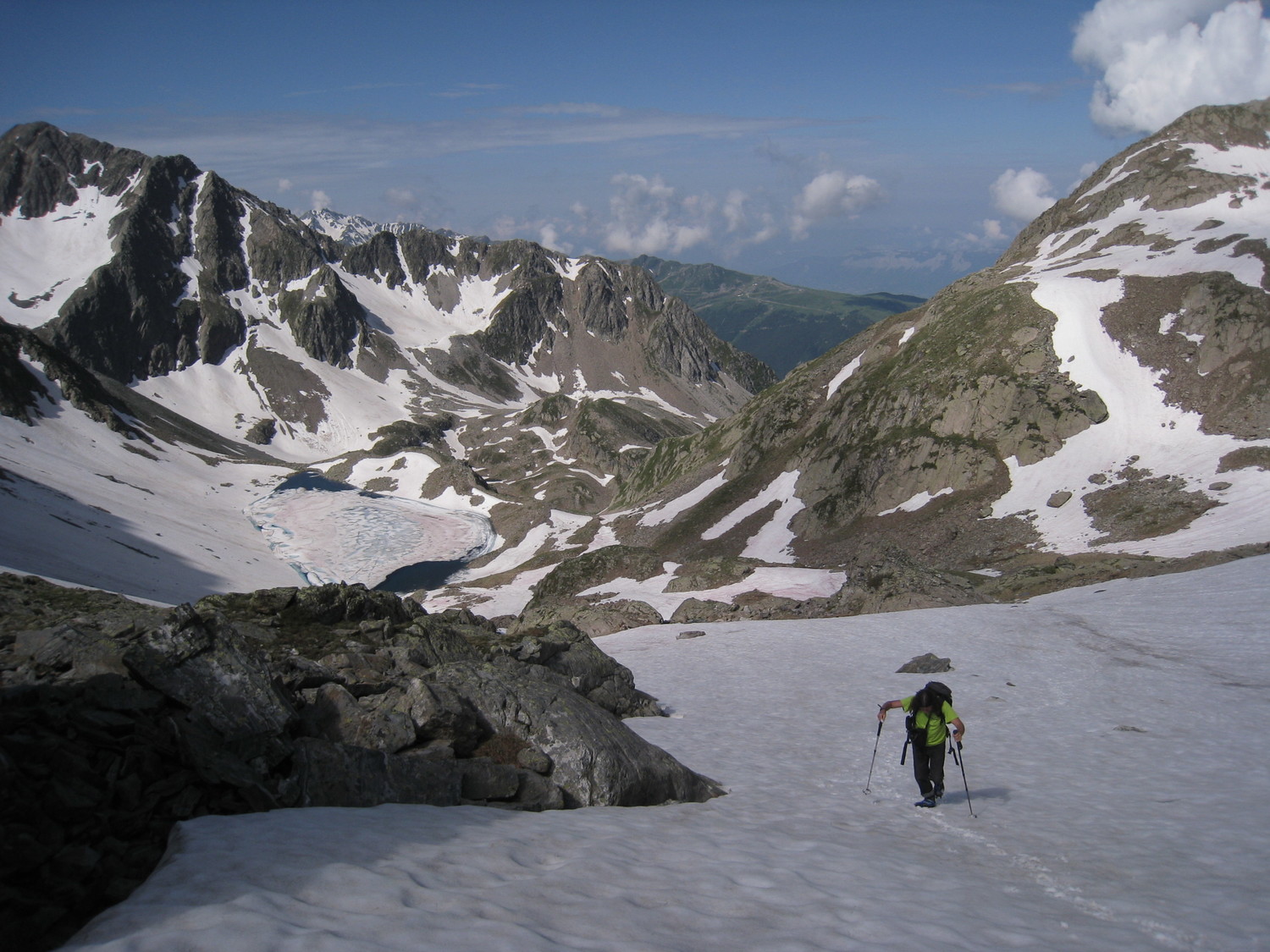Combe gde Valloire- dernier ressaut vers lac Glacé