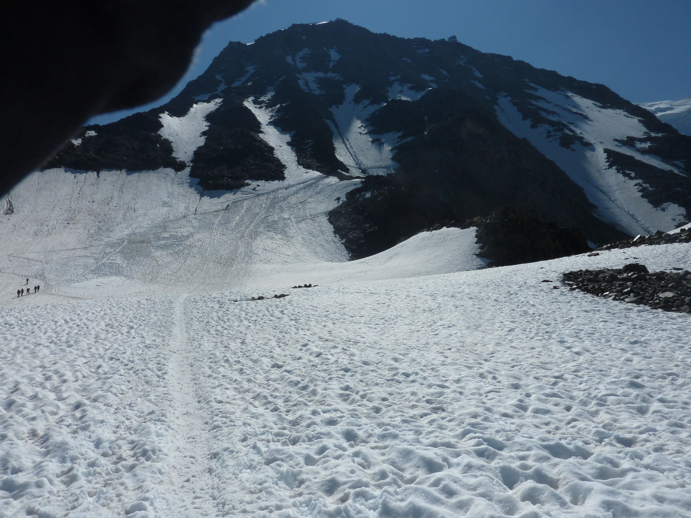 couloir avec la goulotte
