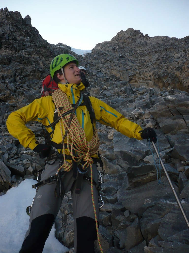 Baptiste sur l'arête