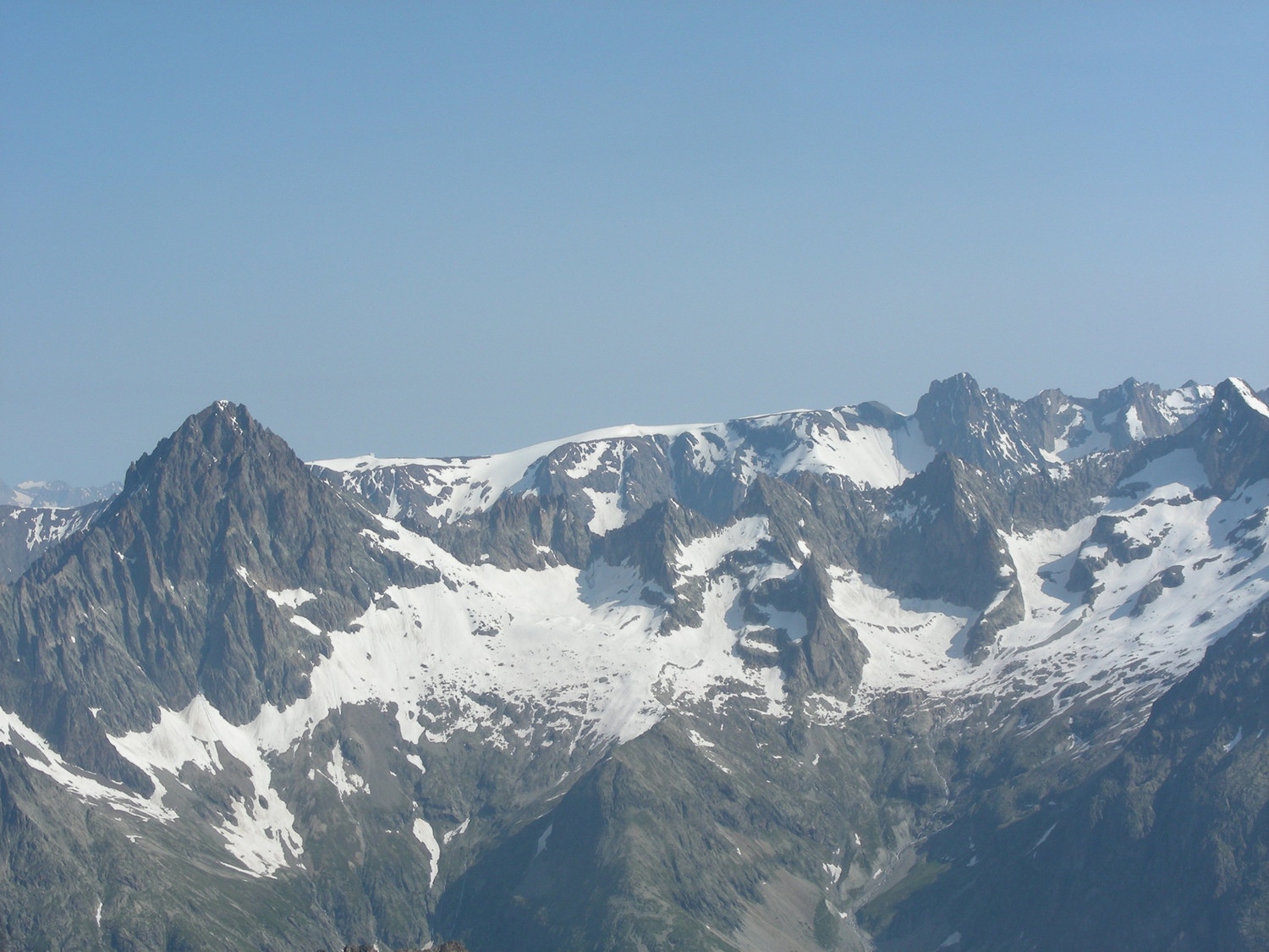 Enneigement au Soreiller (vu depuis la Tête des Fétoules)