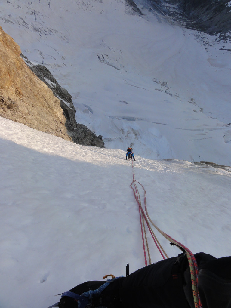 Sortie des goulottes