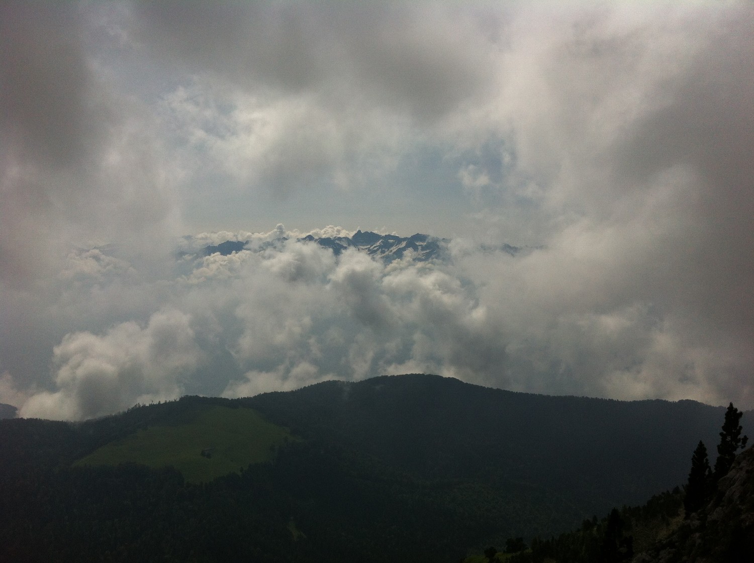 vue sur le massif de belledonne