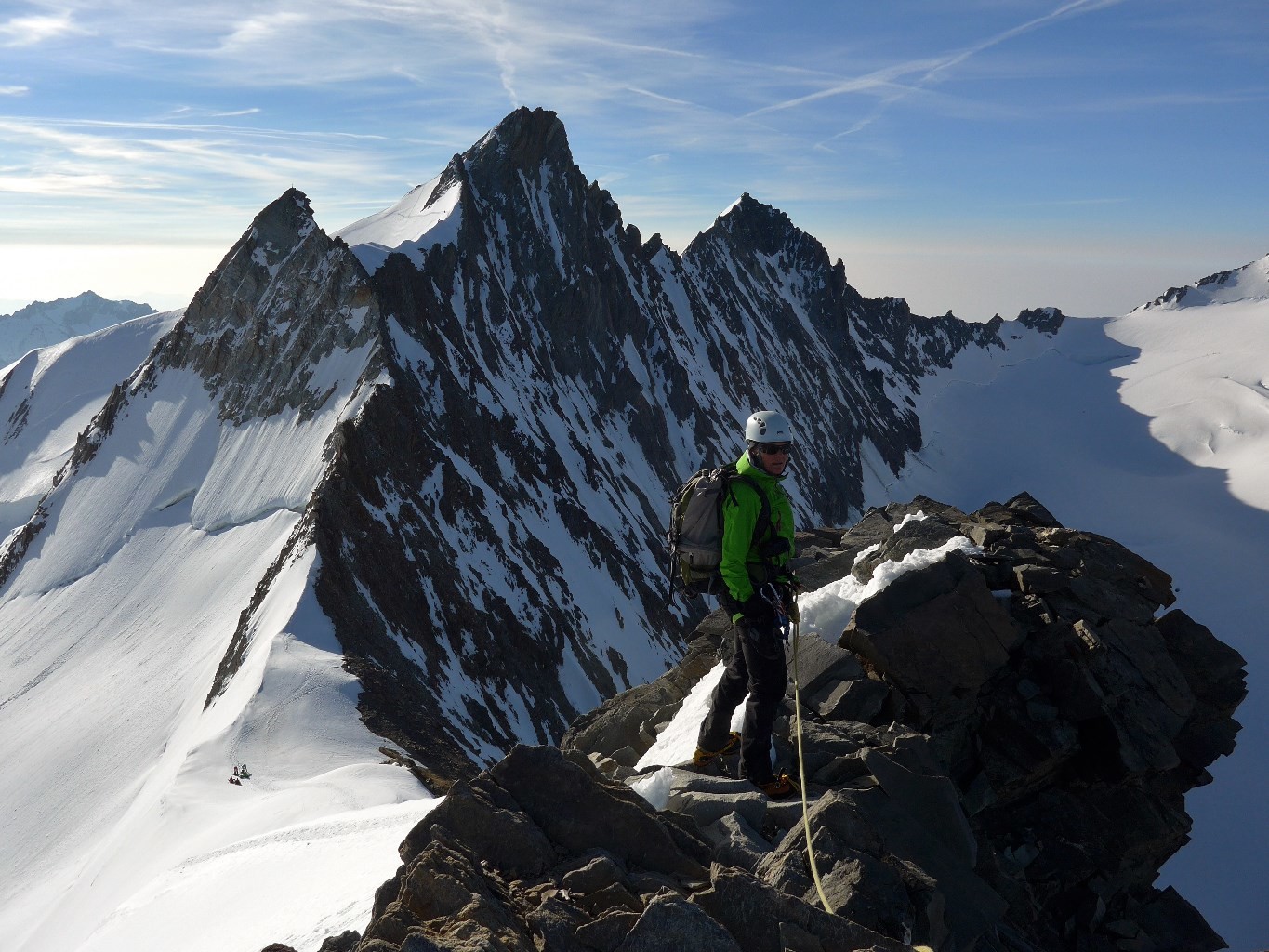 Nadelgrat/Stecknadelhorn, Nadelhorn, Lenzspitze