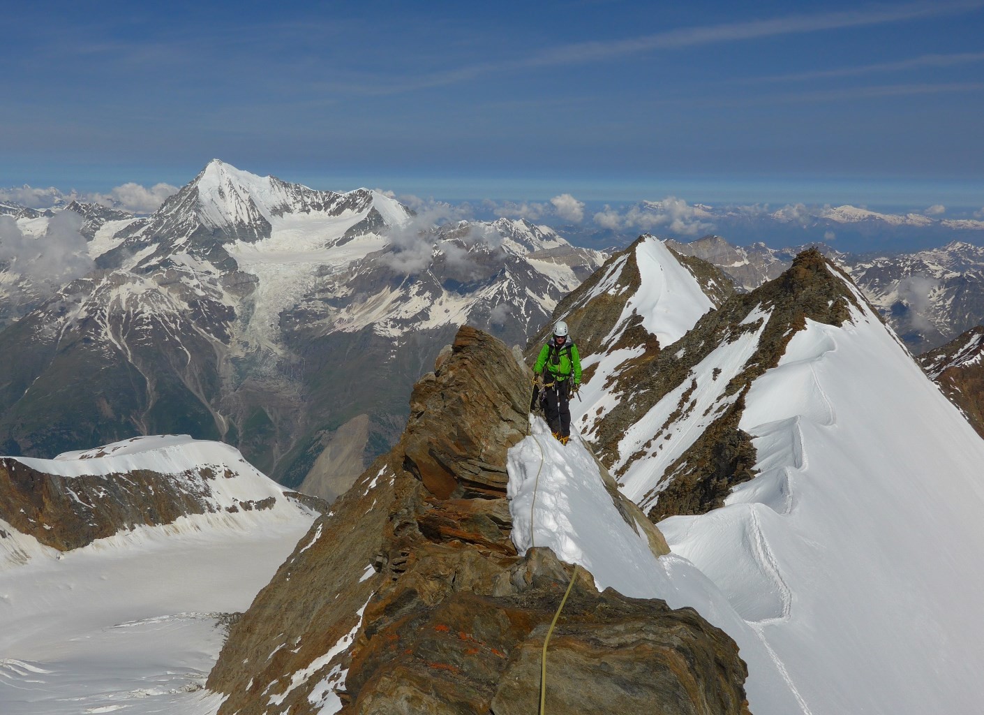 Nadelgrat/Dans 5mn on retrouve la VN du Nadelhorn