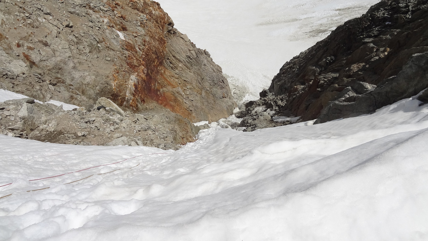 Descente du col du Chardonnet