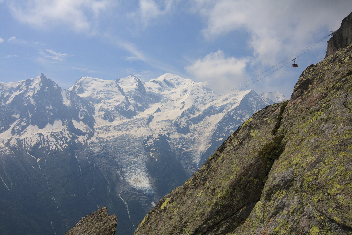 Vue sur le Mont Blanc
