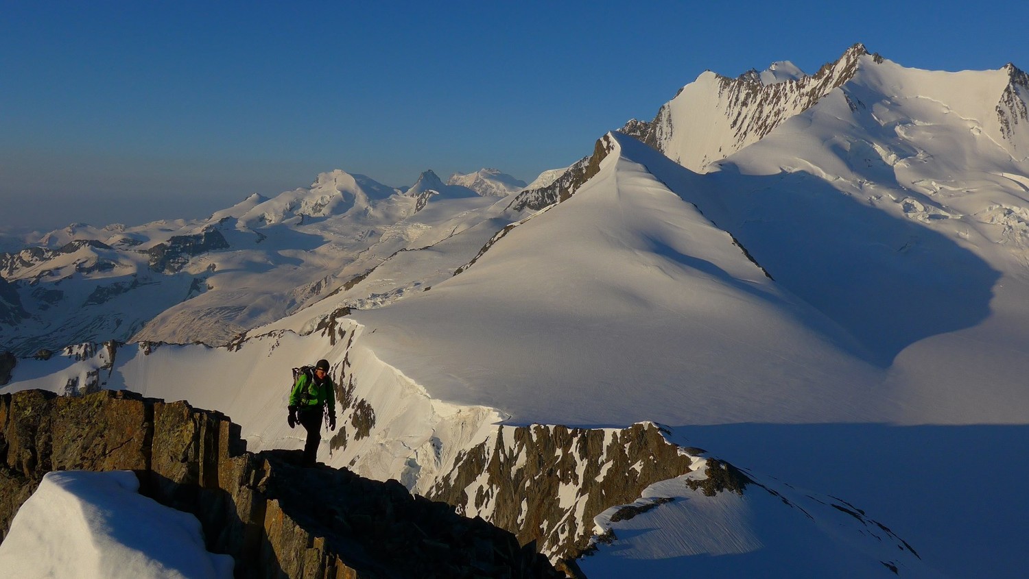 Balfrin/Les pistes de Saas Fee, comme c’est mignon…