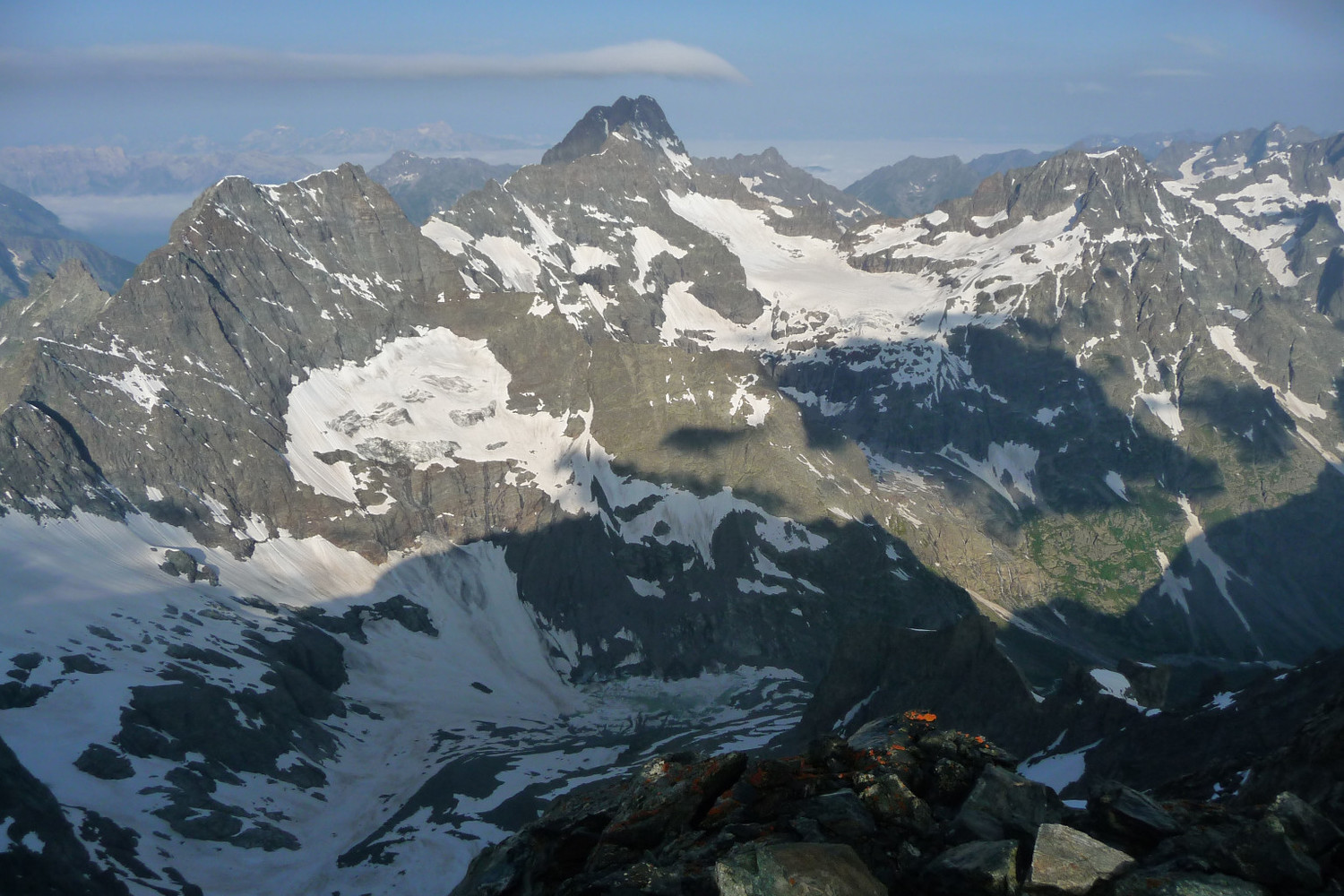 Vue sur le lac des Rouies