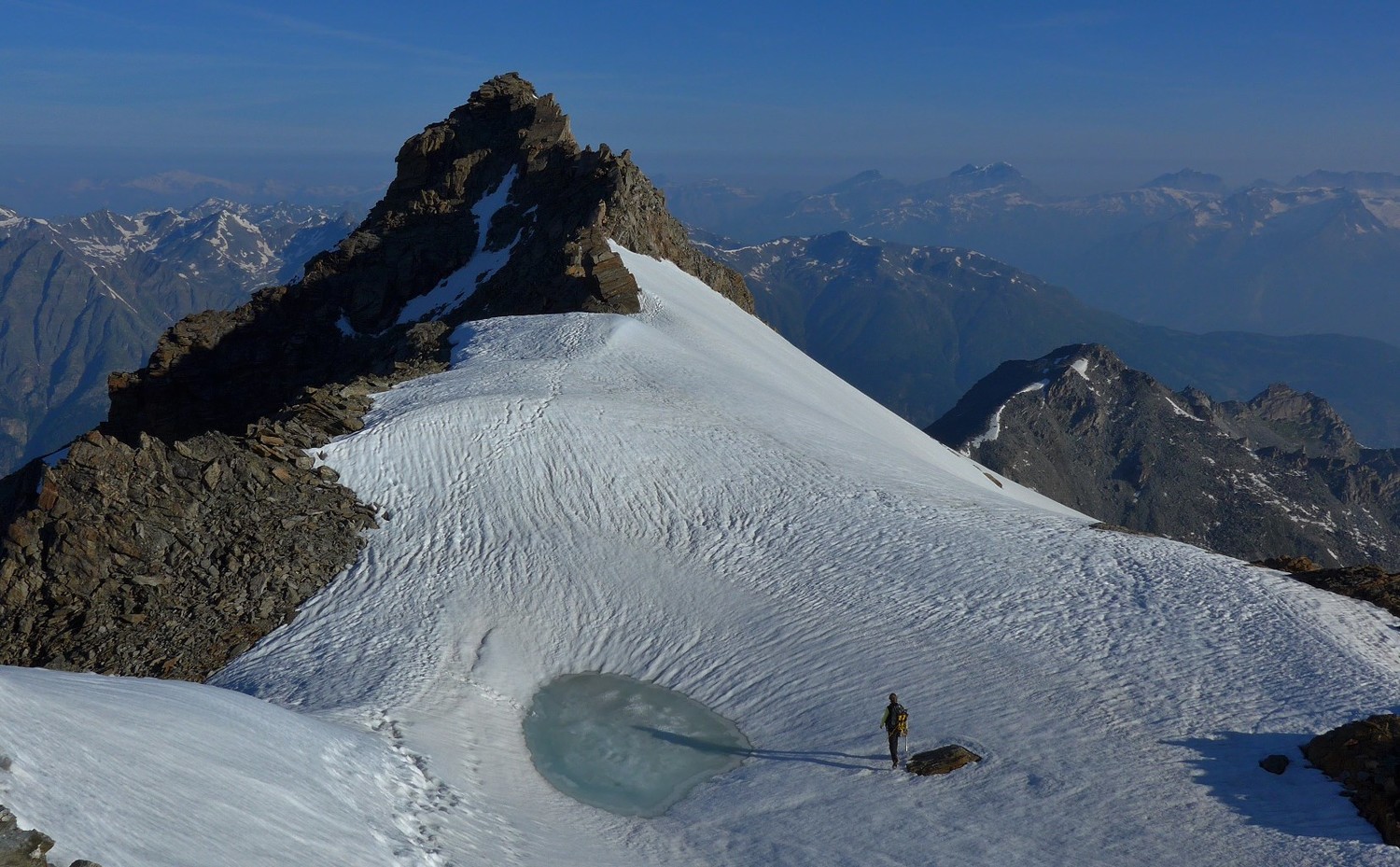 Balfrin/L’arête qui conduit au Grossbigerhorn