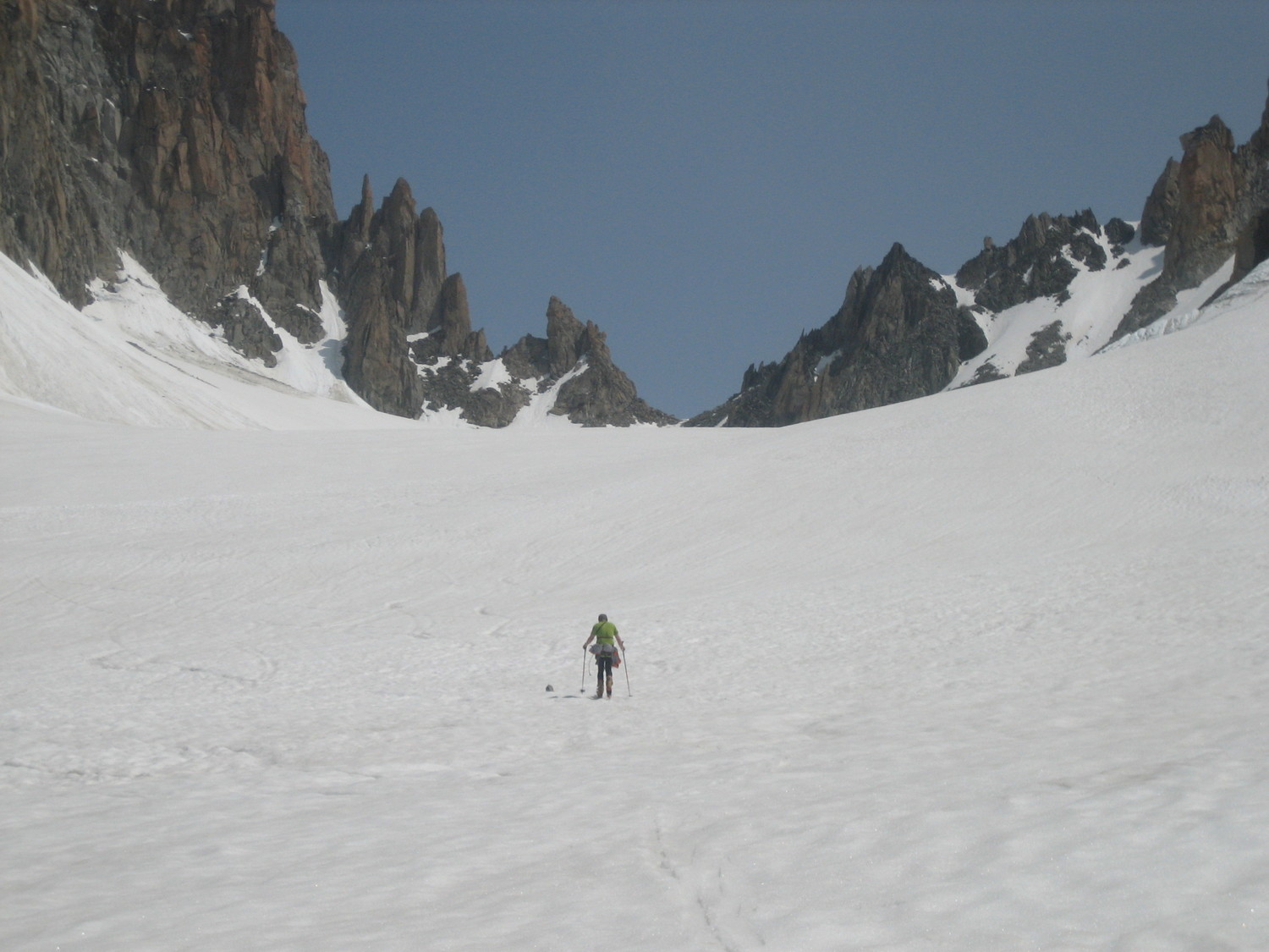 Partie supérieure du glacier du Chardonnet