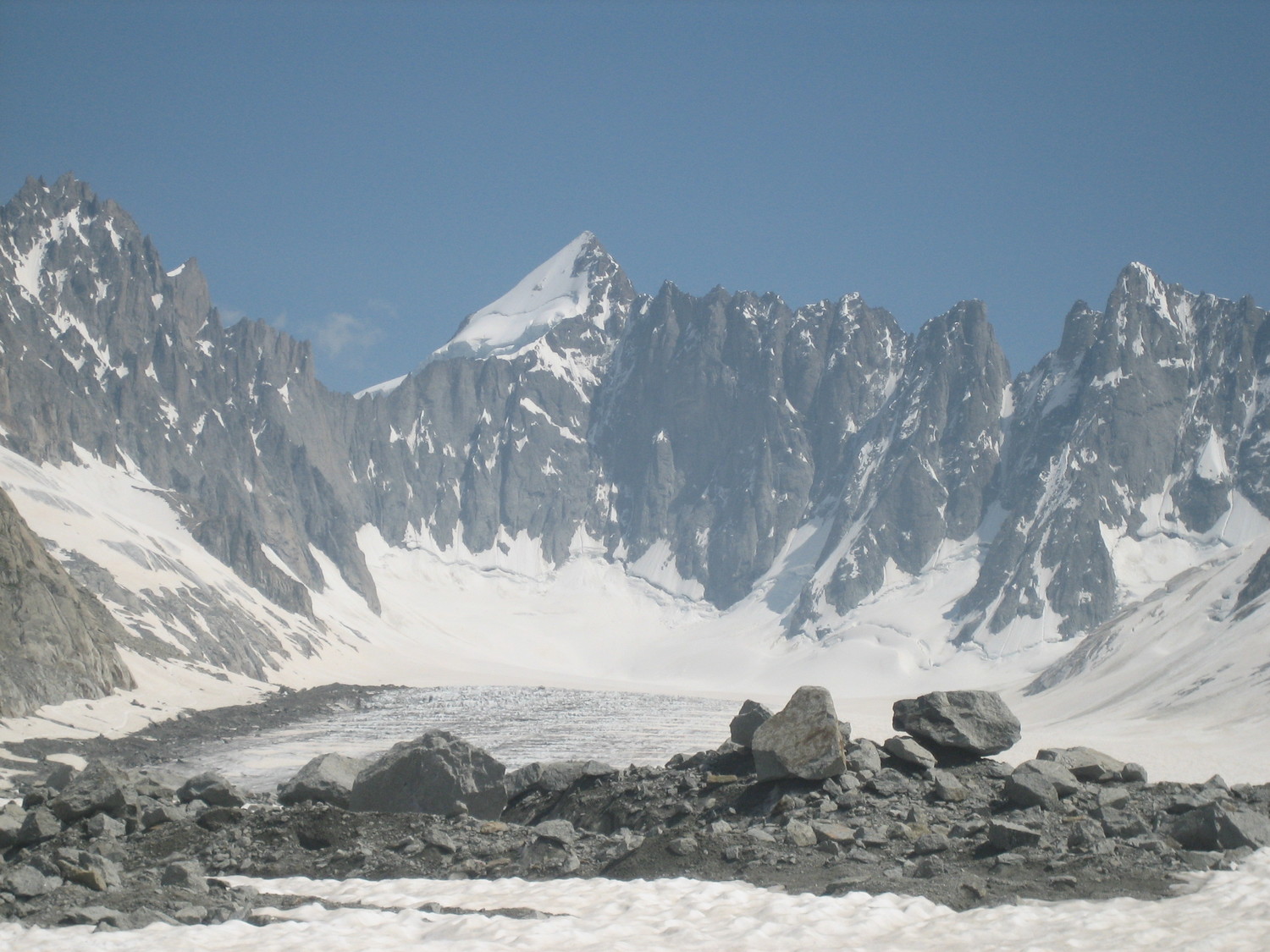 Mont Dolent et bassin d'Argentière