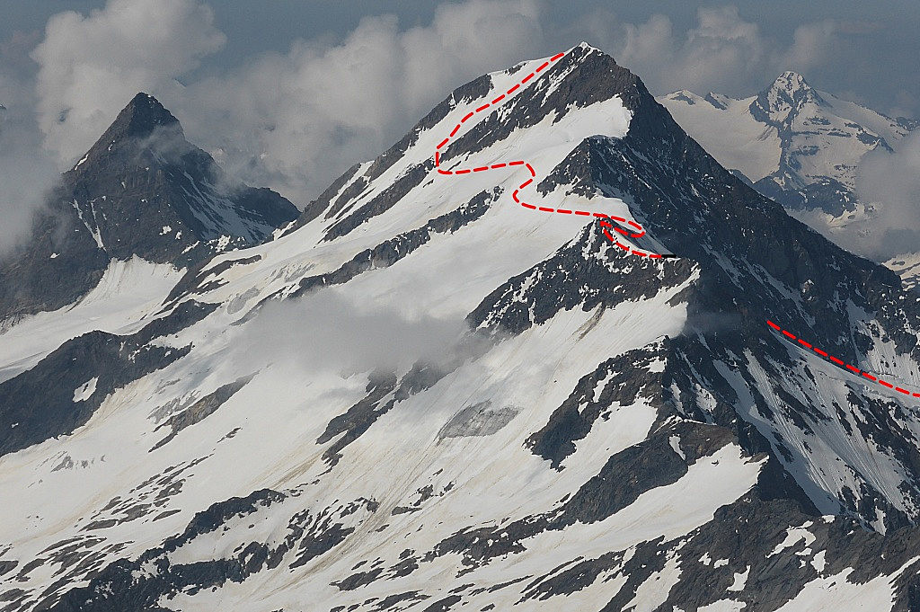 Rötspitze parete est