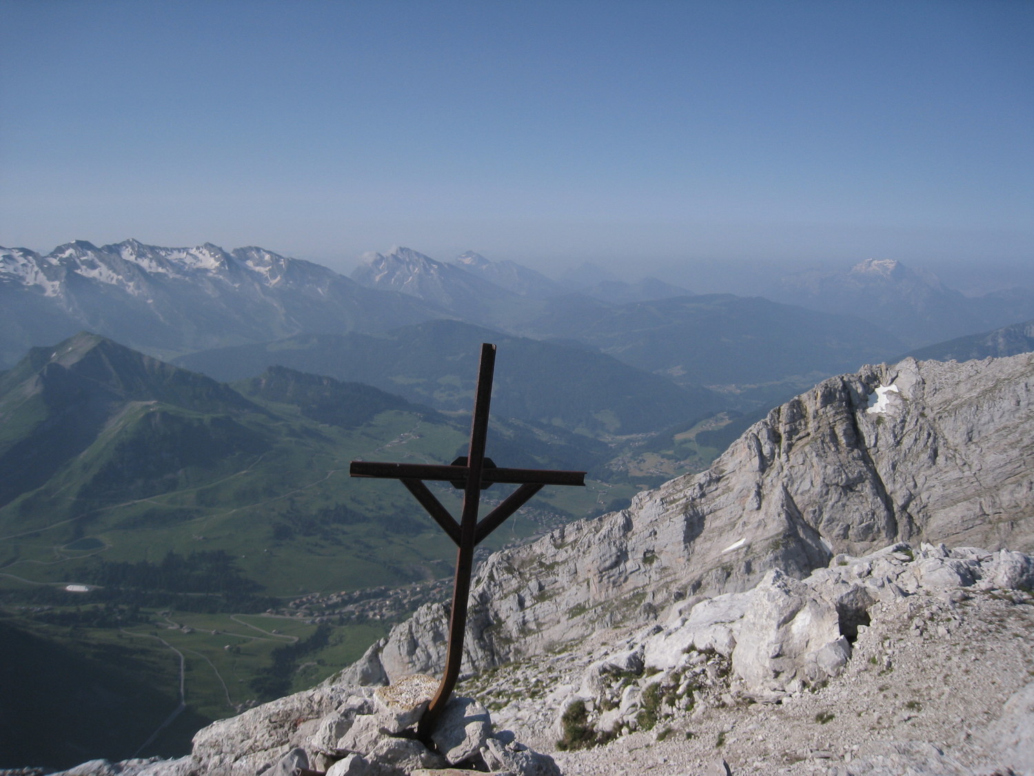 P. Blanche (2438m) - la croix