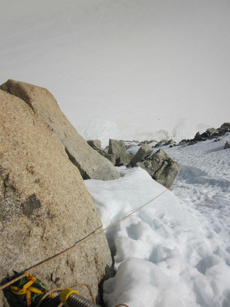 Depuis notre R3 ( sur roche)