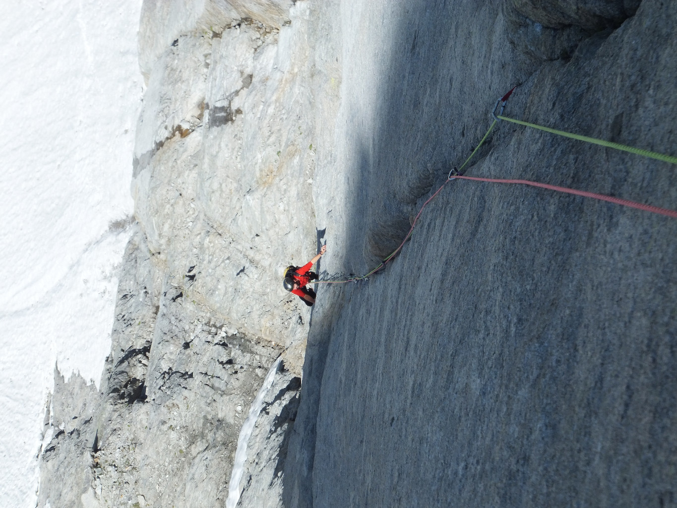 La fissure en 6b de L2 qui remet en place d'entrée!