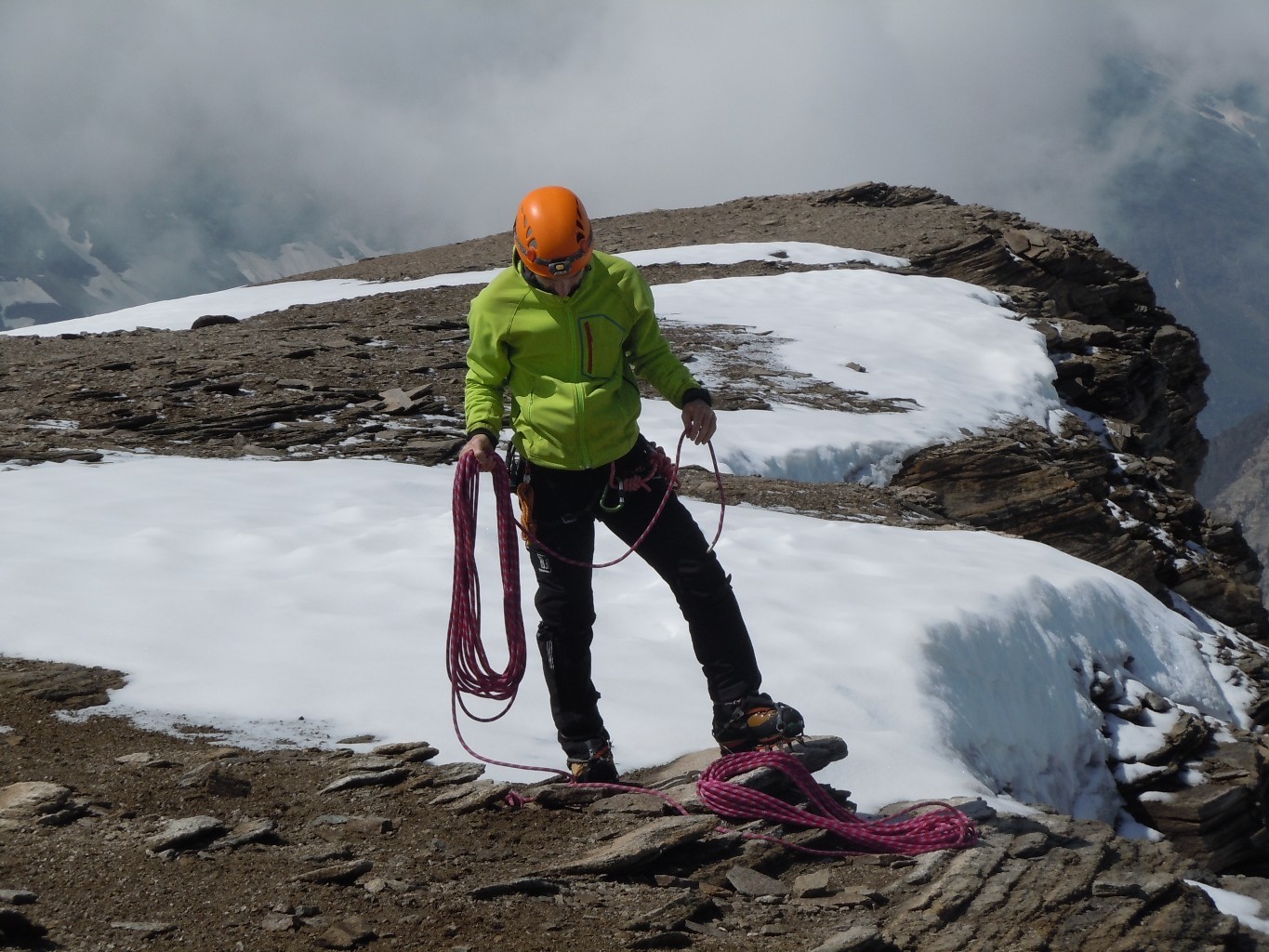 La mise en place du rappel sur l'albaron