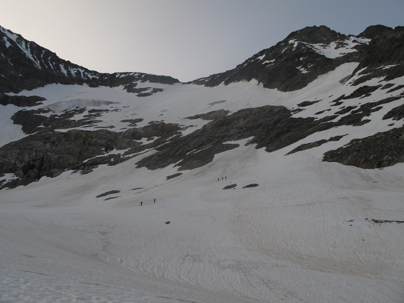 Début de la montée en direction du glacier du Tondu.
