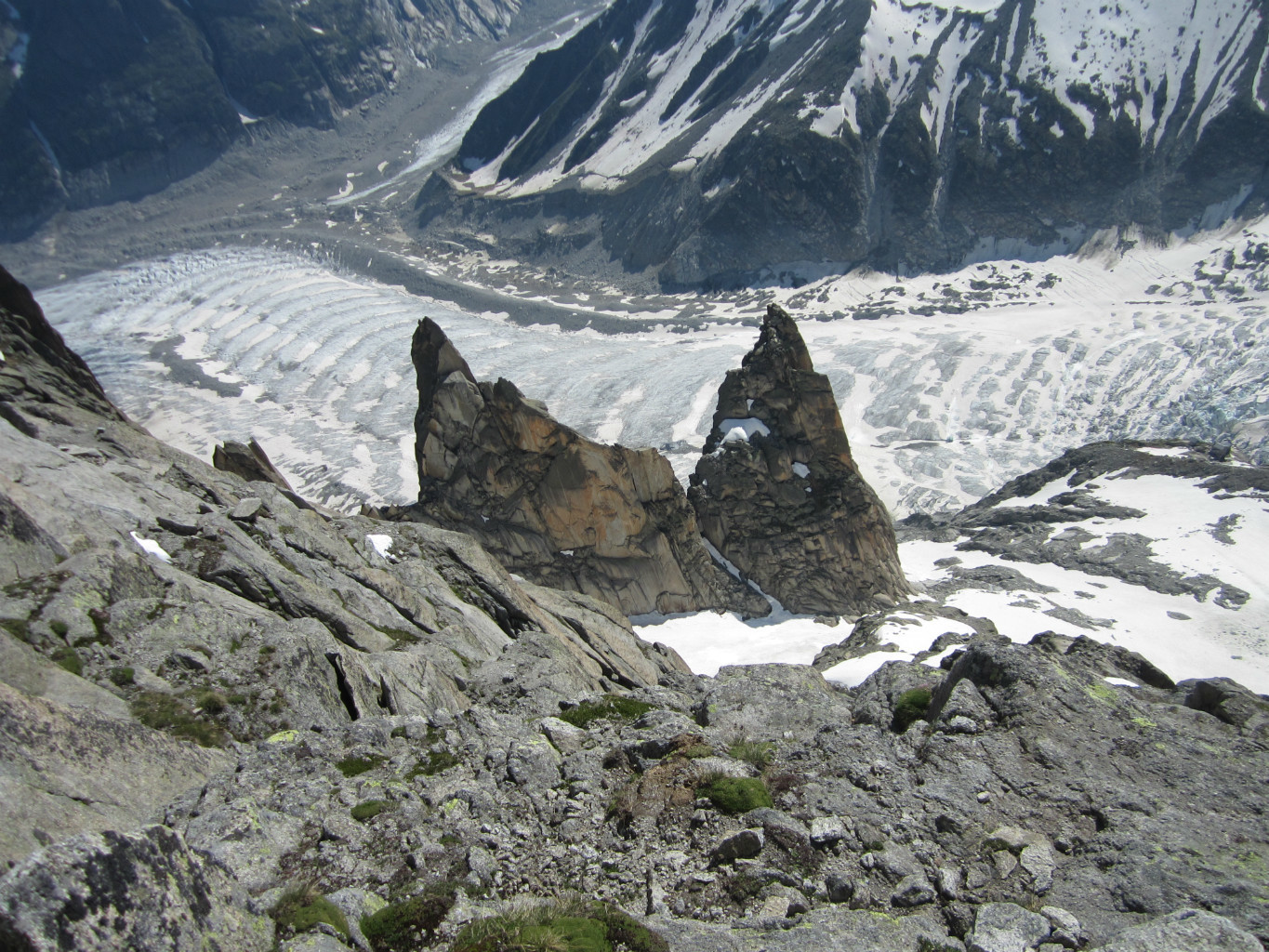 la mer de glace et le refuge du requin