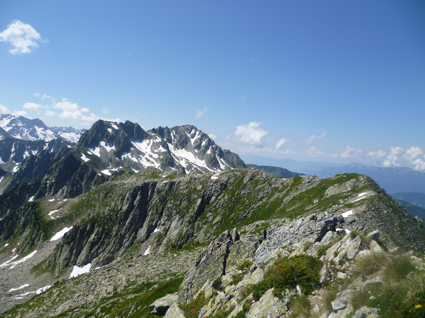 Arête entre la Pointe de Rognier et le Pas du Gargoton
