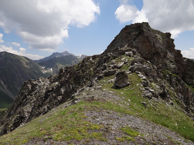 Pointe de Dziule depuis le col Pointe de Dziule depuis le col
