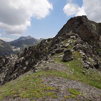 Pointe de Dziule depuis le col