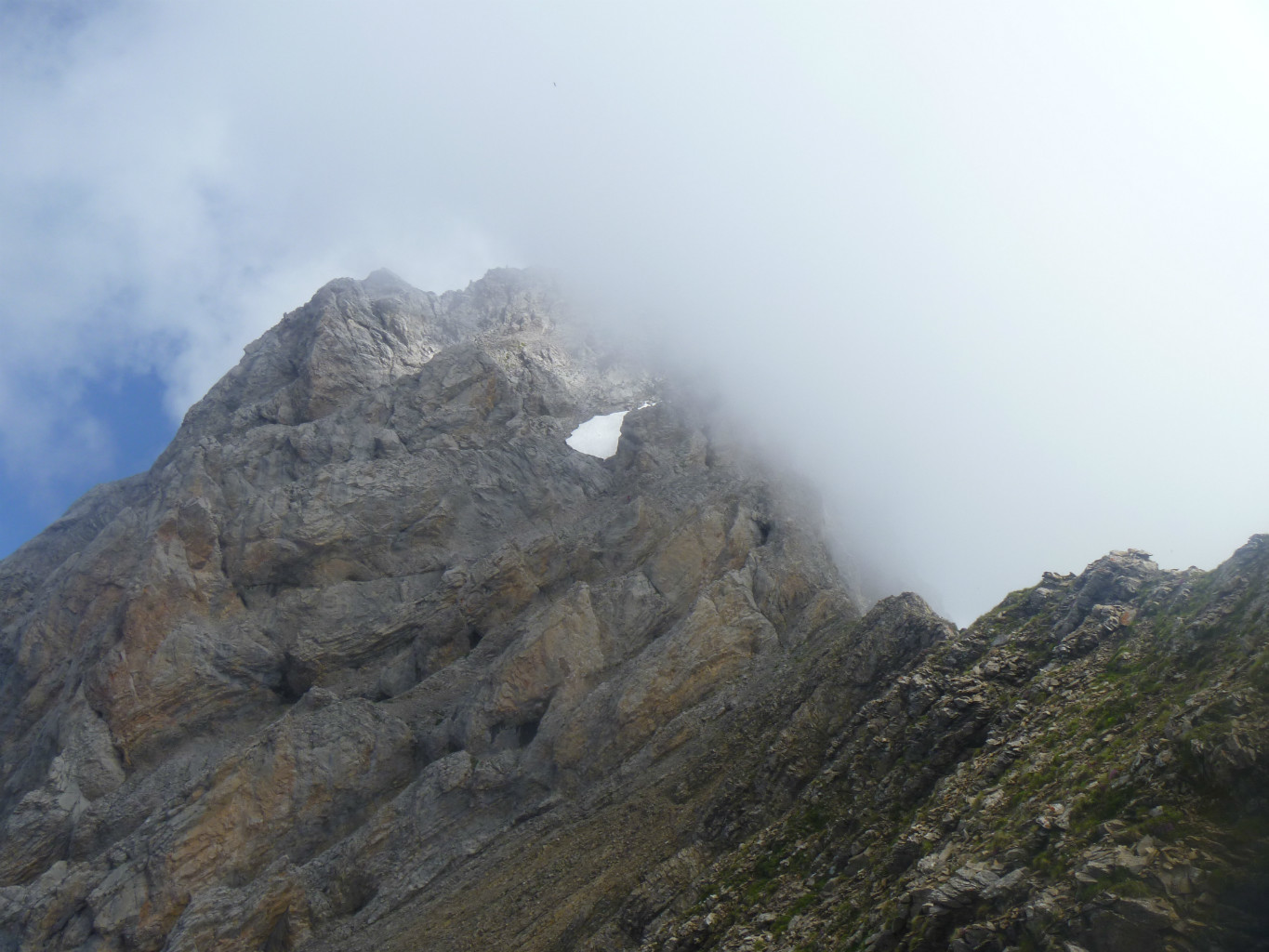 pointe Percée depuis le col