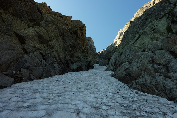 Départ du couloir du Vermicelle
