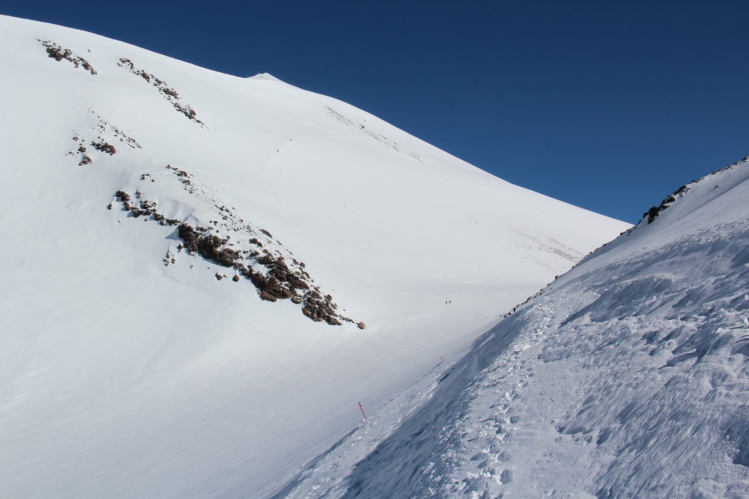 En route vers le Saddle, le sommet est en vue !