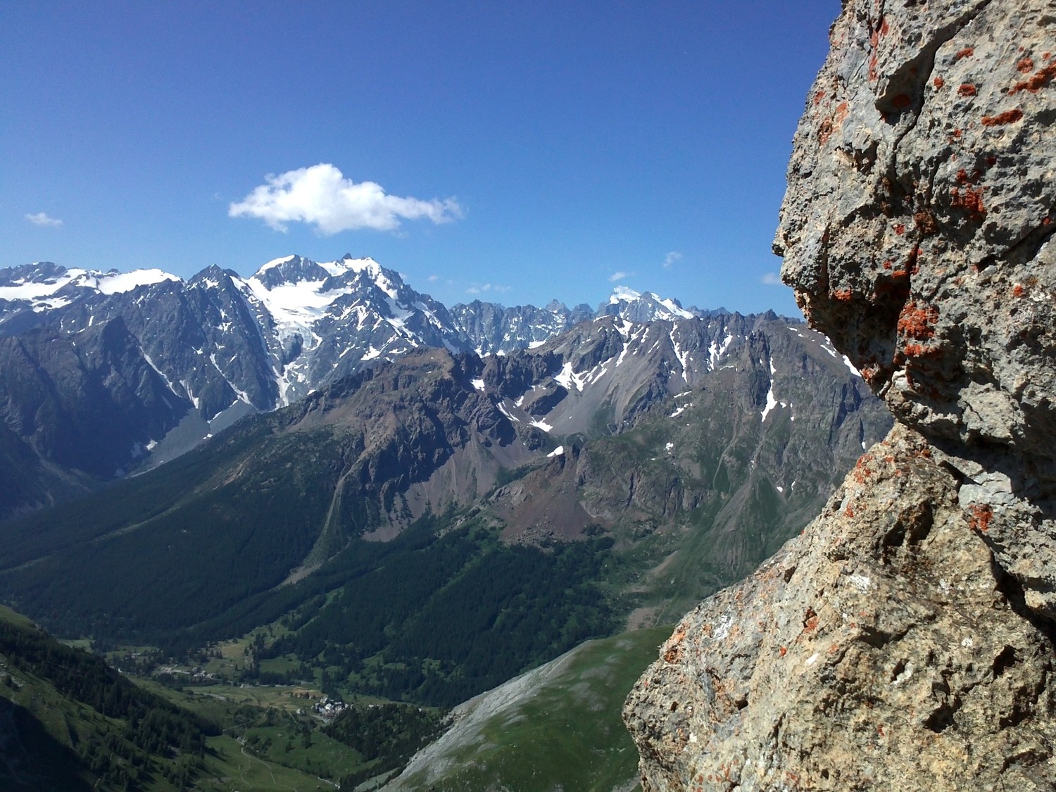 Escalade avec vue
