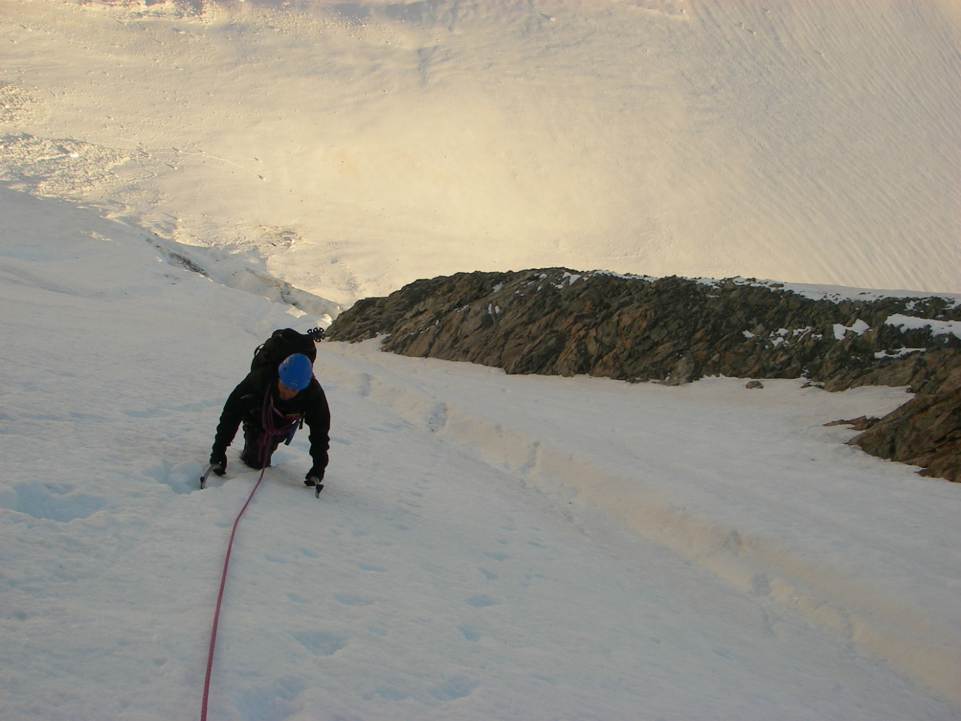 au milieu du couloir