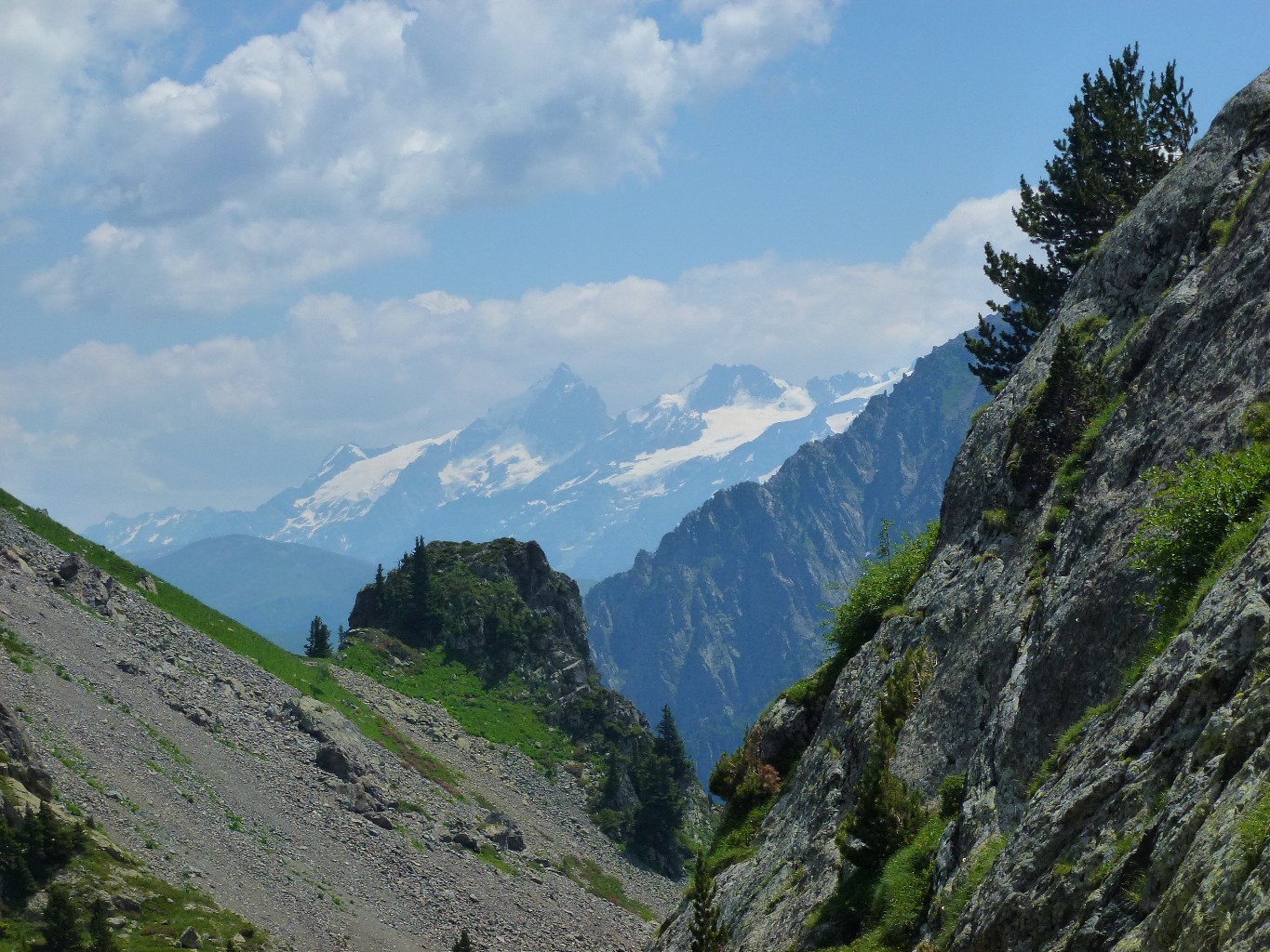 Paysage au relais