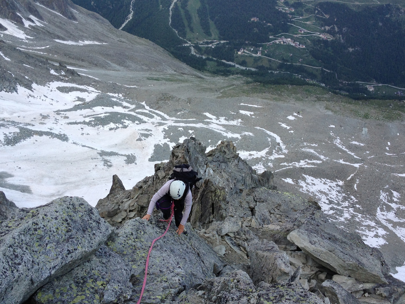 Arête W dent de Tsalion
