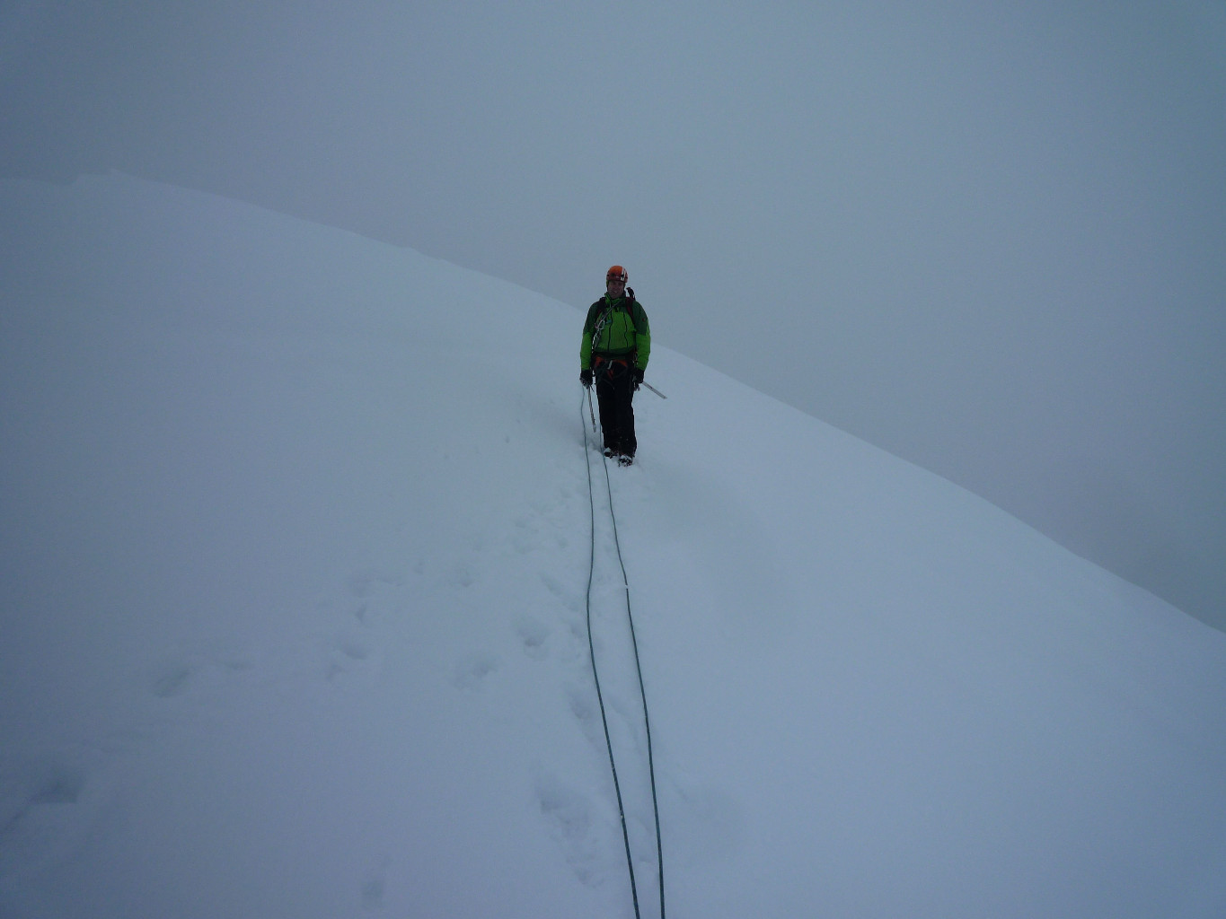 Mont Blanc de Courmayeur - sommes-nous sortis de l'affaire?