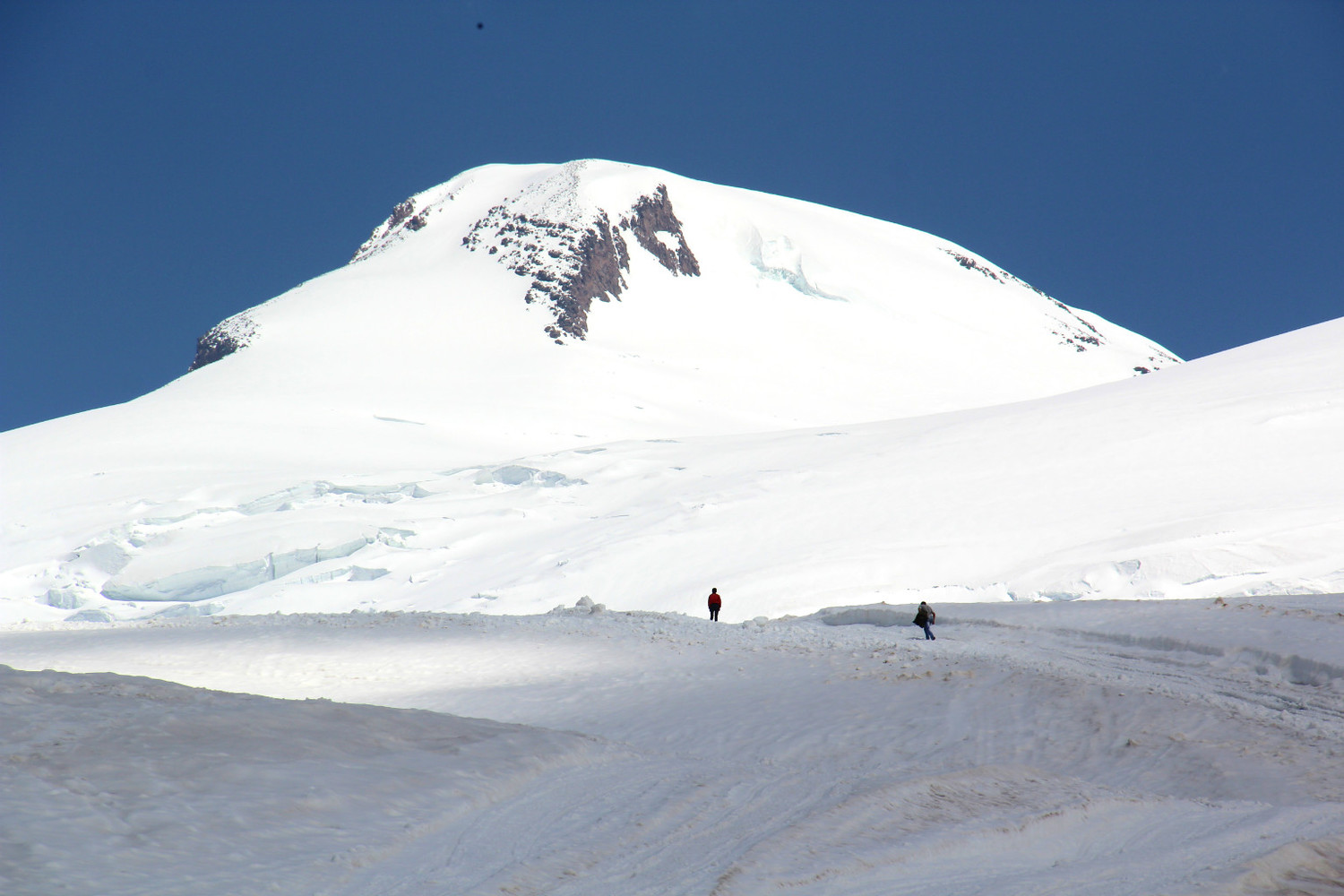 Le sommet ouest de l'Elbrouz