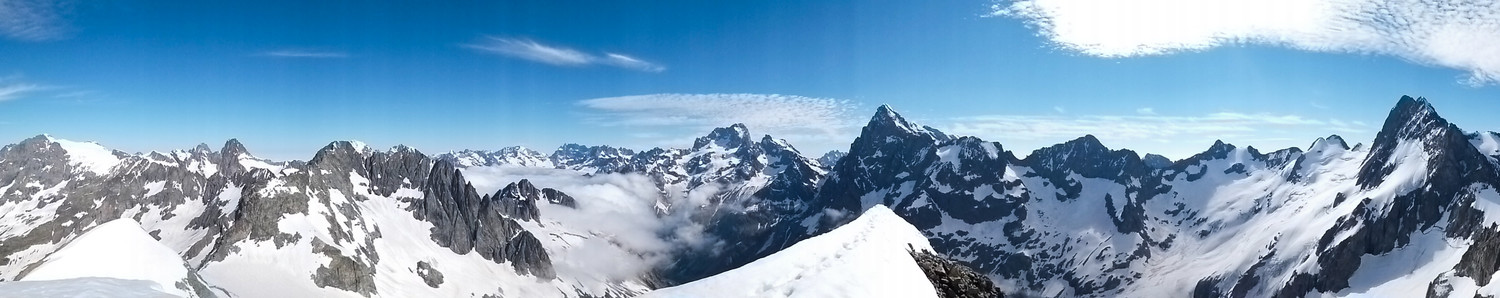 Panorama du sommet