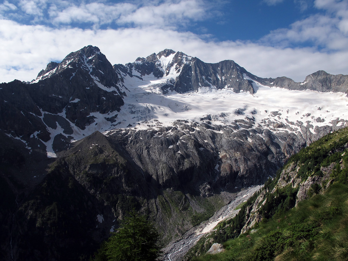 Mottuccio: il Monte Disgrazia lato Val Sissone