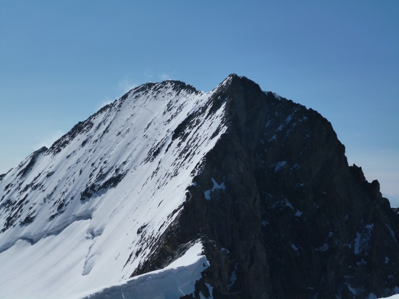 L'arrête vue du Dôme