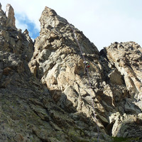 Rappel depuis le sommet du pilier E