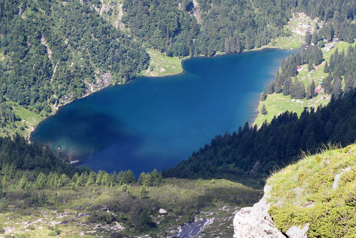 Pizzo Camparasca; vista sul Lagh de Cama...