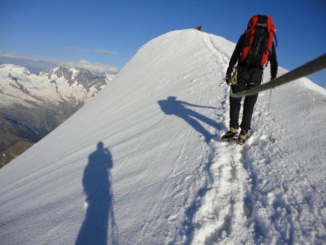 Arête Sommitale avec le sommet au bout