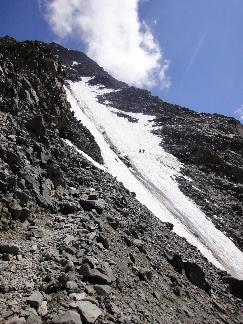 La traversée du Grand couloir, vers 13h