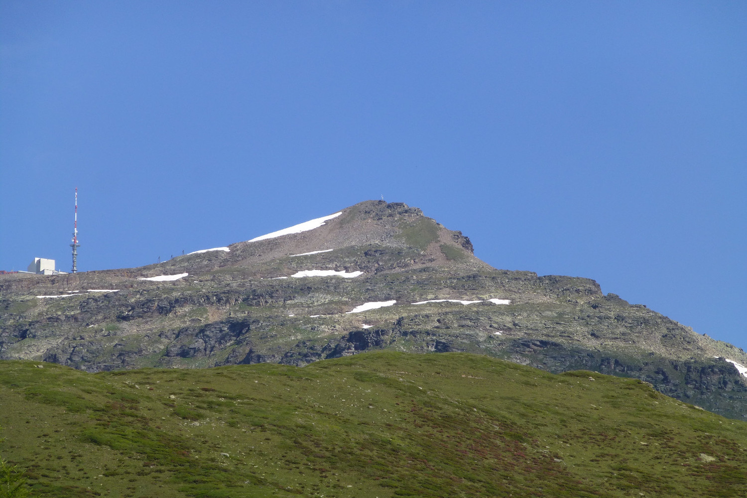 La meta vista da Sud verso il Bivio per la Forcola di Livigno