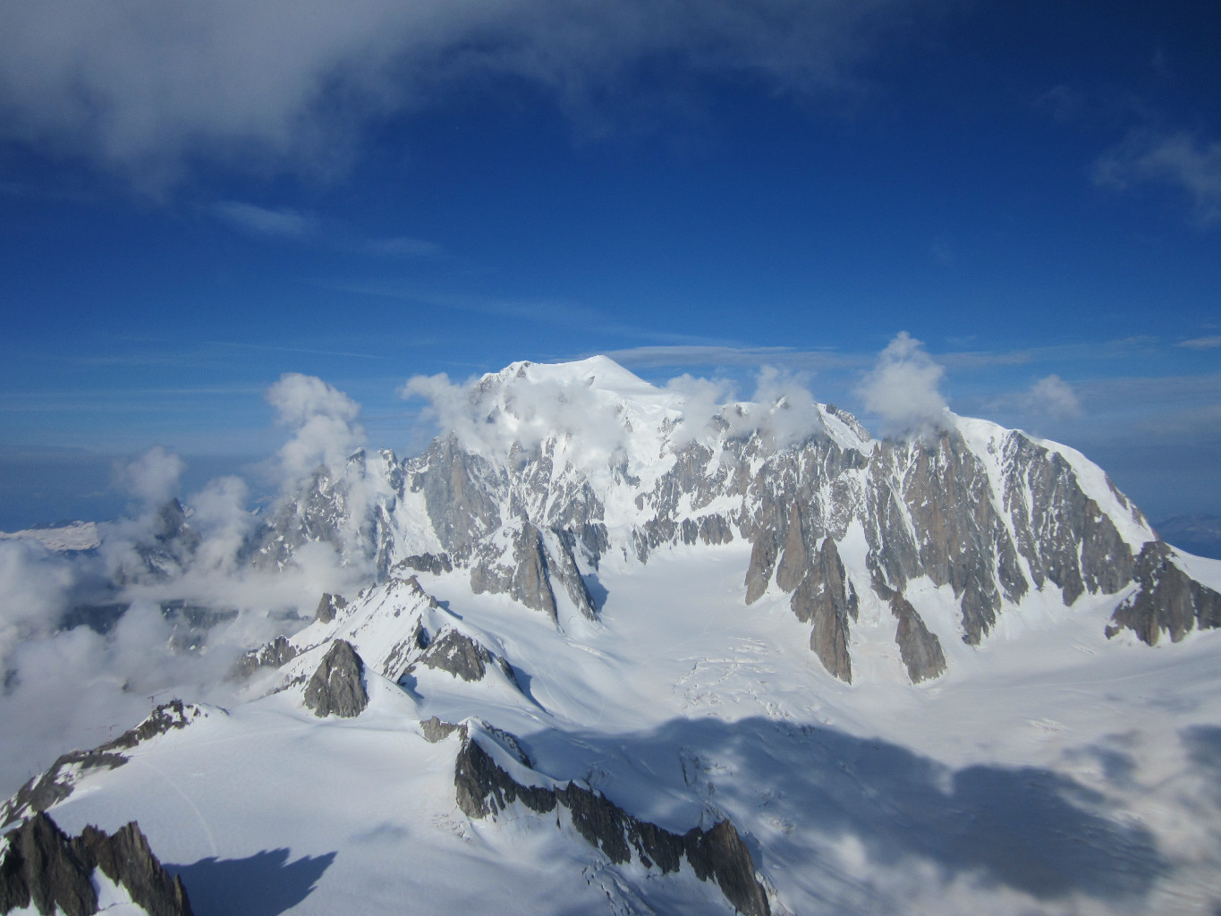 Levé de soleil sur le Mt Blanc