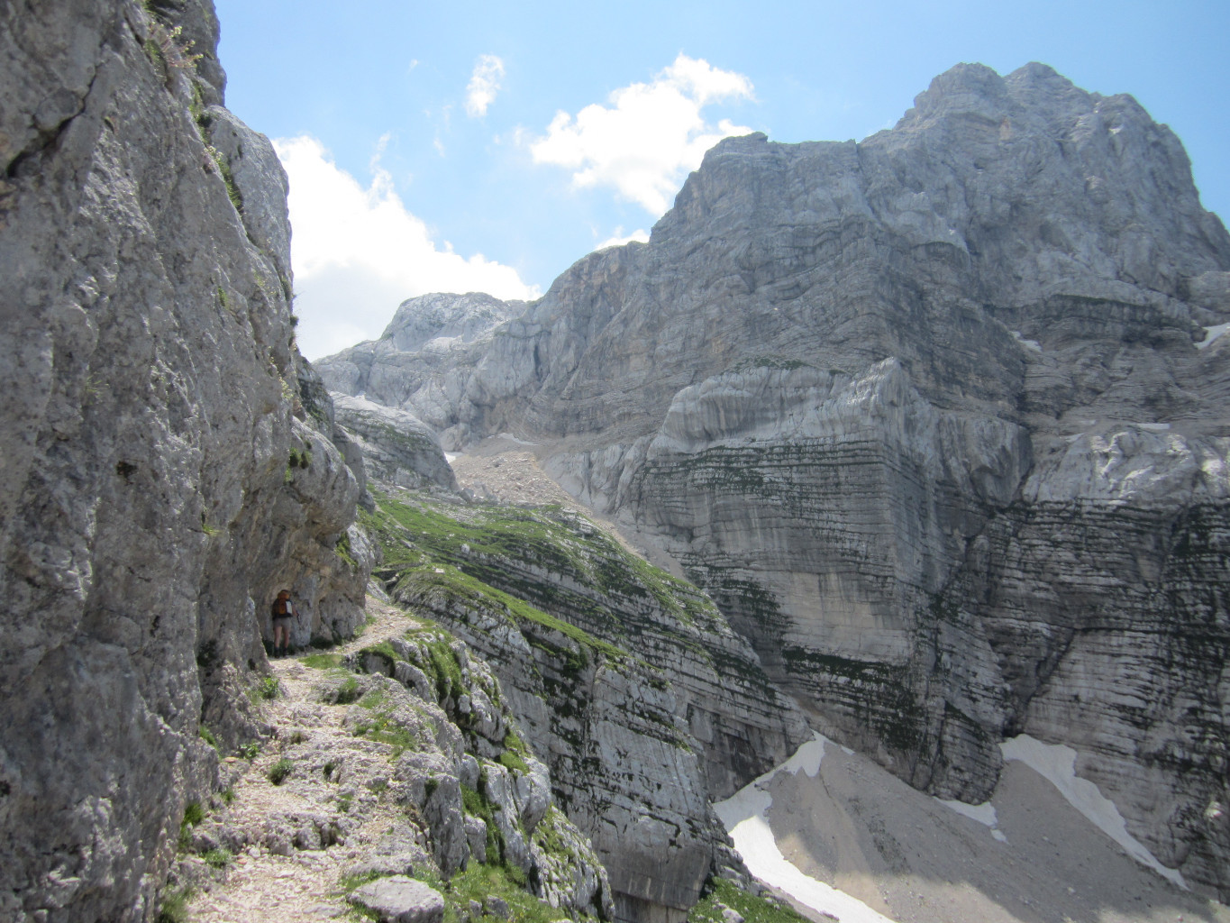 Chemin vers le refuge Dolicù